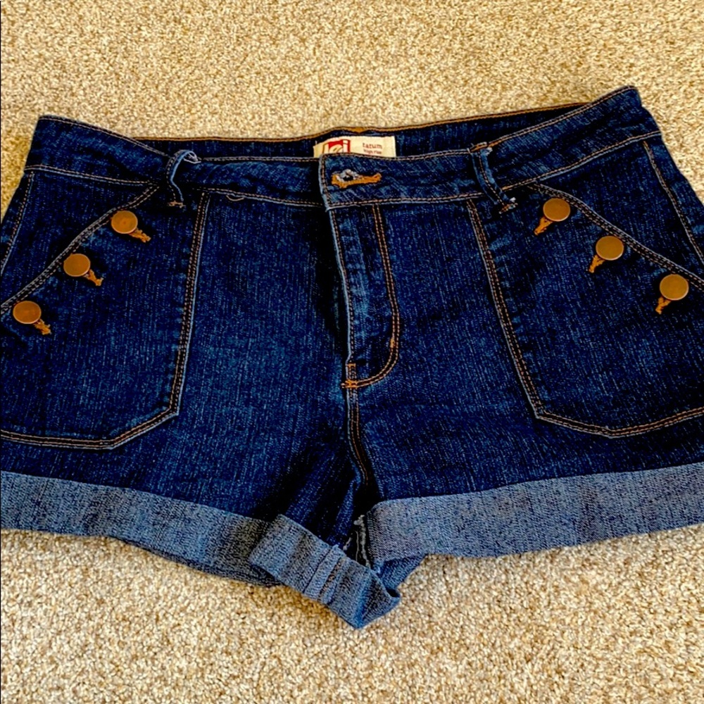 Lei high rise jean shorts